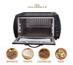 Goldhofer: Tandoor Ofen Oven Pizza Chapati Roti Lahmacun Manakish Naan Brot Maker Elektro Tandoori Küche 2100 Watt