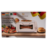 Goldhofer: Tandoor Ofen Oven Pizza Chapati Roti Lahmacun Manakish Naan Brot Maker Elektro Tandoori Küche 2100 Watt