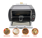 Goldhofer: Tandoor Ofen Oven Pizza Chapati Roti Lahmacun Manakish Naan Brot Maker Elektro Tandoori Küche 2100 Watt